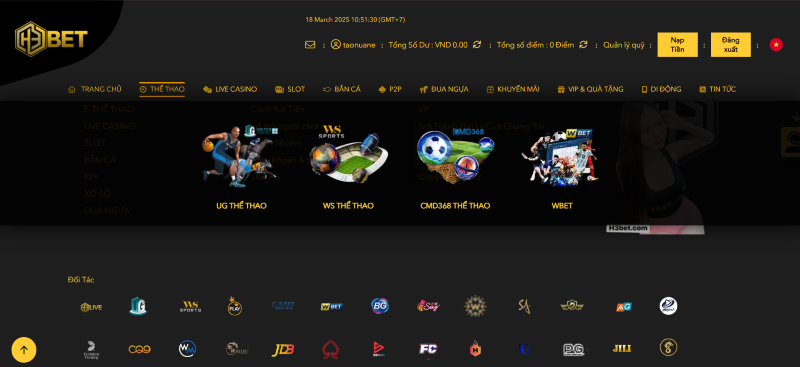 Thể thao 1 thể thao H3Bet