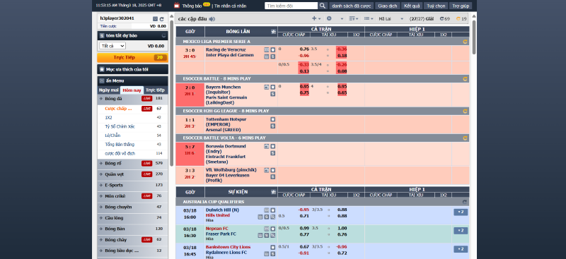 Thể thao 4 thể thao H3Bet